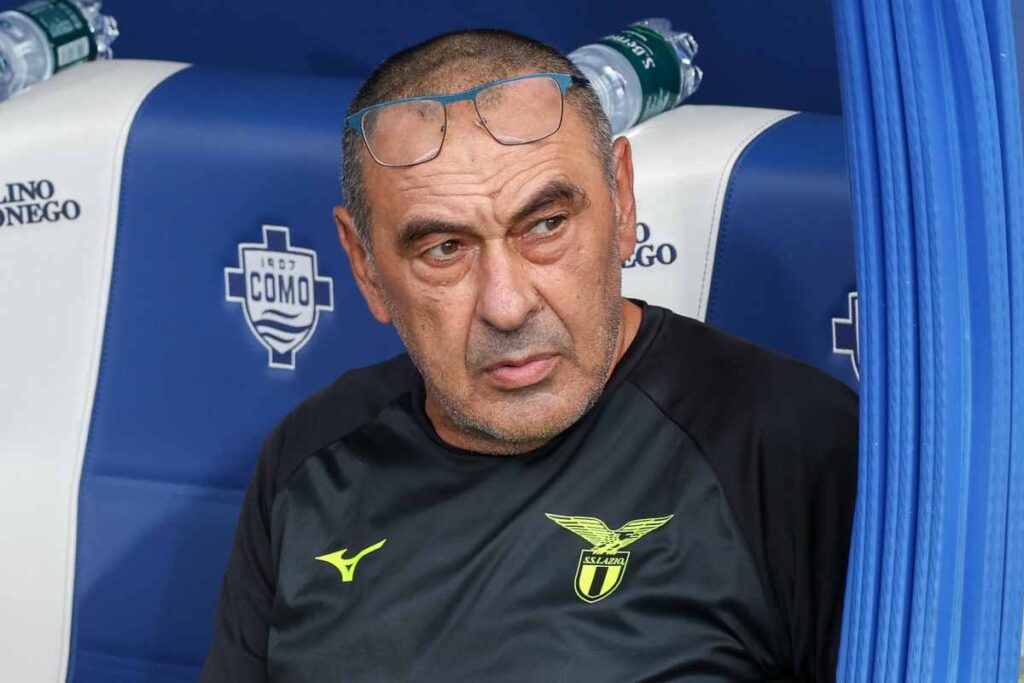 Lazio, Sarri a capo della squadra in crisi dopo la sconfitta contro il Como