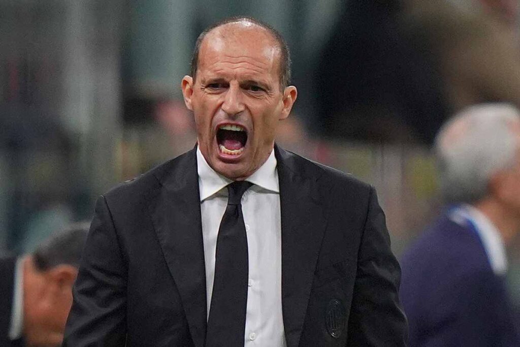 Milan, Allegri: ‘La difesa è stata coriacea, nonostante l’inferiorità numerica’