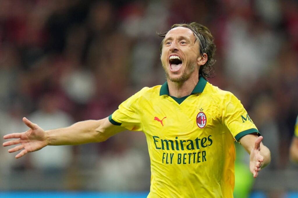 Luka Modrić: impresa storica in Serie A, il più anziano tra i mediani a segnare