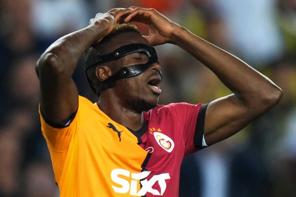 osimhen infortunio